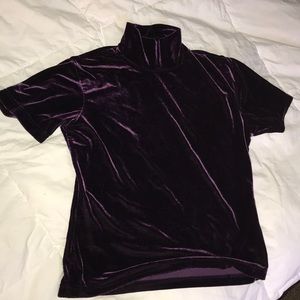 Velvet purple tee